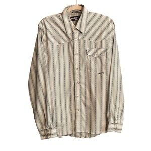 Western Billabong Slim Fit Men’s Pearl Button Shirt-Size Large